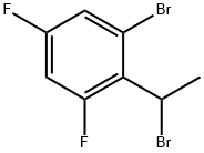 1-Bromo-2-(1-bromoethyl)-3,5-difluorobenzene 구조식 이미지