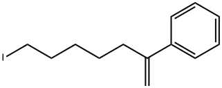 Benzene, (6-iodo-1-methylenehexyl)- Structure