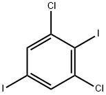 Benzene, 1,3-dichloro-2,5-diiodo- Structure