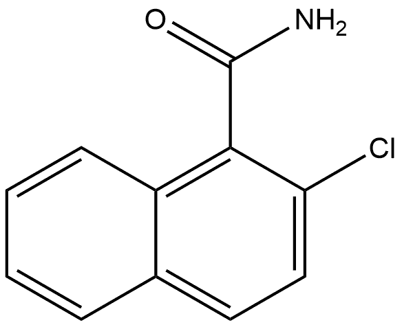 2-Chloro-1-naphthalenecarboxamide Structure