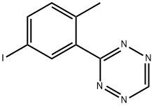 3-(5-Iodo-2-methylphenyl)-1,2,4,5-tetrazine Structure