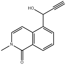 5-(1-Hydroxy-2-propyn-1-yl)-2-methyl-1(2H)-isoquinolinone 구조식 이미지