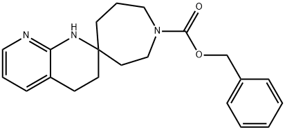 Benzyl 3',4'-dihydro-1'H-spiro[azepane-4,2'-[1,8]naphthyridine]-1-carboxylate Structure