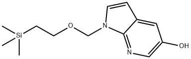 1H-Pyrrolo[2,3-b]pyridin-5-ol, 1-[[2-(trimethylsilyl)ethoxy]methyl]- Structure