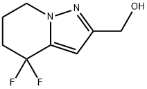 Pyrazolo[1,5-a]pyridine-2-methanol, 4,4-difluoro-4,5,6,7-tetrahydro- Structure