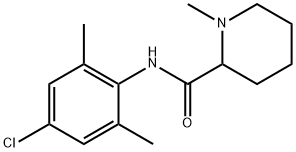 2-Piperidinecarboxamide, N-(4-chloro-2,6-dimethylphenyl)-1-methyl- 구조식 이미지