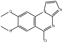 Imidazo[1,2-a]quinazoline, 5-chloro-7,8-dimethoxy- 구조식 이미지