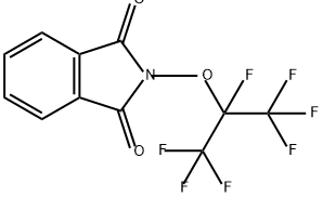 1H-Isoindole-1,3(2H)-dione, 2-[1,2,2,2-tetrafluoro-1-(trifluoromethyl)ethoxy]- Structure