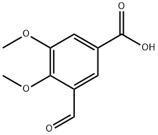 3-Formyl-4,5-dimthoxybnzoic acid Structure