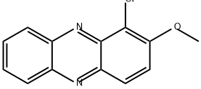 Phenazine, 1-chloro-2-methoxy- 구조식 이미지