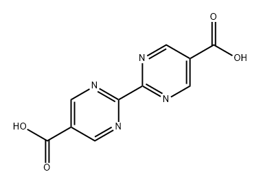 2,2'-Bipyrimidine-5,5'-dicarboxylic acid 구조식 이미지