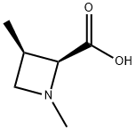 (2S,3R)-1,3-Dimethyl-2-azetidinecarboxylic acid 구조식 이미지