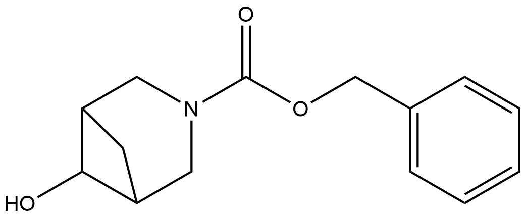 Phenylmethyl (6-exo)-6-hydroxy-3-azabicyclo[3.1.1]heptane-3-carboxylate Structure