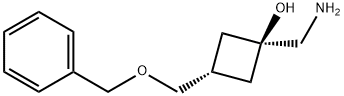 Cyclobutanol, 1-(aminomethyl)-3-[(phenylmethoxy)methyl]-, cis- 구조식 이미지