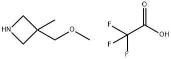 Azetidine, 3-(methoxymethyl)-3-methyl-, 2,2,2-trifluoroacetate (1:1) Structure