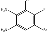 5-bromo-3-chloro-4-fluorobenzene-1,2-diamine 구조식 이미지