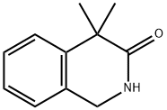 3(2H)-Isoquinolinone, 1,4-dihydro-4,4-dimethyl- Structure
