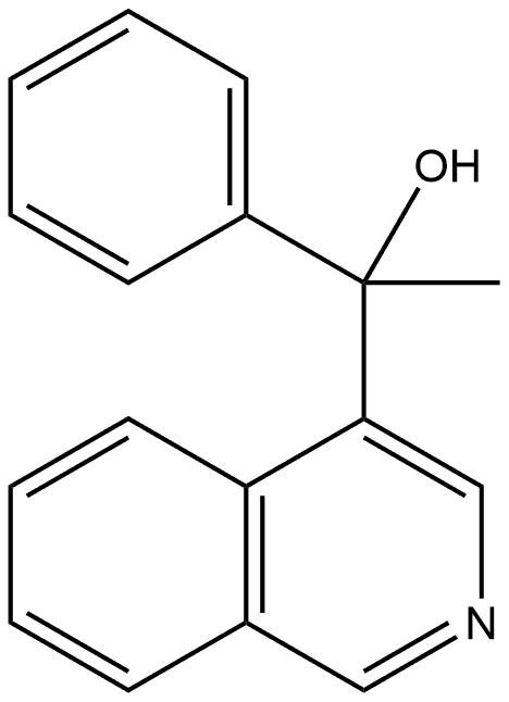 1-(isoquinolin-4-yl)-1-phenylethanol Structure