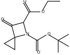 4-tert-butyl 5-ethyl 6-oxo-4-azaspiro[2.3]hexane-4,5-dicarboxylate Structure