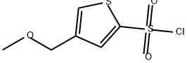 4-(methoxymethyl)thiophene-2-sulfonyl chloride Structure