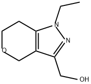 {1-ethyl-1H,4H,6H,7H-pyrano[4,3-c]pyrazol-3-yl}m
ethanol Structure