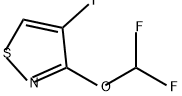 3-(difluoromethoxy)-4-iodo-1,2-thiazole 구조식 이미지