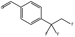 4-(1,1,2-trifluoroethyl)benzaldehyde Structure