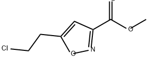 methyl
5-(2-chloroethyl)-1,2-oxazole-3-carboxylate 구조식 이미지