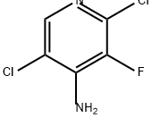 2,5-dichloro-3-fluoropyridin-4-amine 구조식 이미지