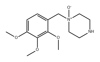 Piperazine, 1-[(2,3,4-trimethoxyphenyl)methyl]-, 1-oxide Structure