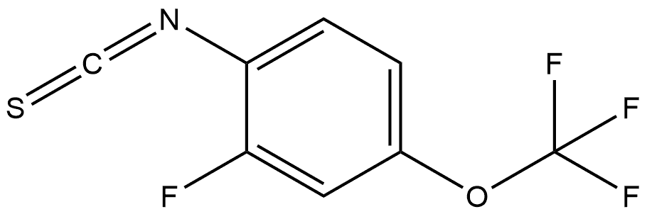 2-Fluoro-4-(trifluoromethoxy)phenyl Isothiocyanate Structure