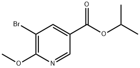 isopropyl 5-bromo-6-methoxynicotinate Structure