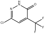 3(2H)-Pyridazinone, 6-chloro-4-(trifluoromethyl)- 구조식 이미지