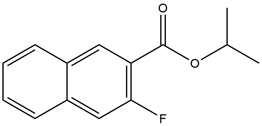 1-Methylethyl 3-fluoro-2-naphthalenecarboxylate Structure