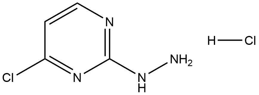 4-Chloro-2-hydrazinylpyrimidine hydrochloride Structure