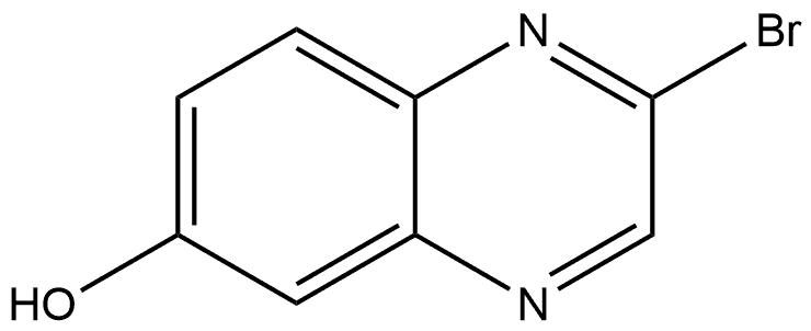 2-Bromo-6-quinoxalinol Structure