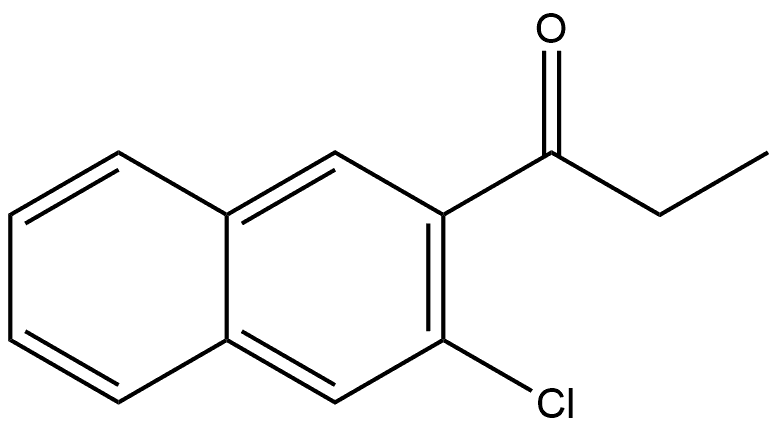 1-(3-Chloro-2-naphthalenyl)-1-propanone Structure