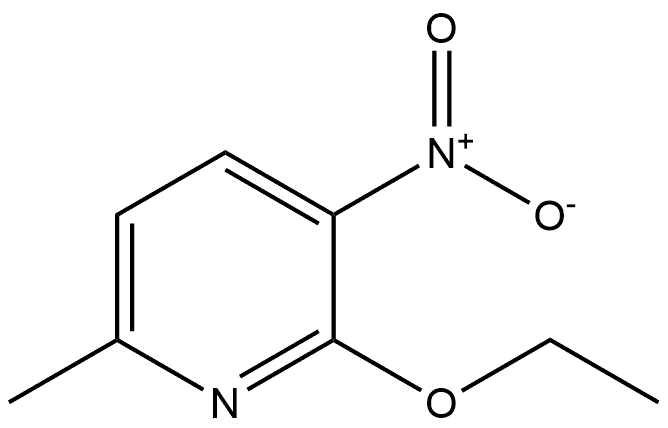 2-ethoxy-6-methyl-3-nitropyridine Structure