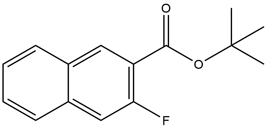 1,1-Dimethylethyl 3-fluoro-2-naphthalenecarboxylate Structure