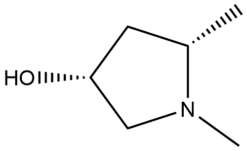(3R, 5S)-1,5-Dimethyl-pyrrolidin-3-ol Structure