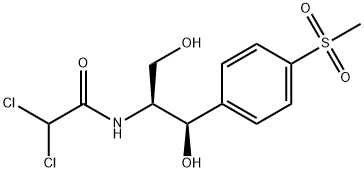 Acetamide, 2,2-dichloro-N-[(1S,2R)-2-hydroxy-1-(hydroxymethyl)-2-[4-(methylsulfonyl)phenyl]ethyl]- Structure