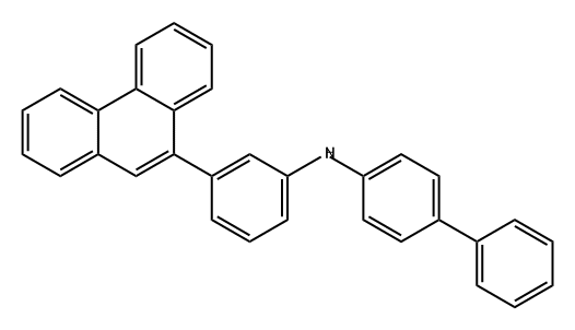 [1,1'-Biphenyl]-4-amine, N-[3-(9-phenanthrenyl)phenyl]- Structure