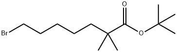 Heptanoic acid, 7-bromo-2,2-dimethyl-, 1,1-dimethylethyl ester Structure