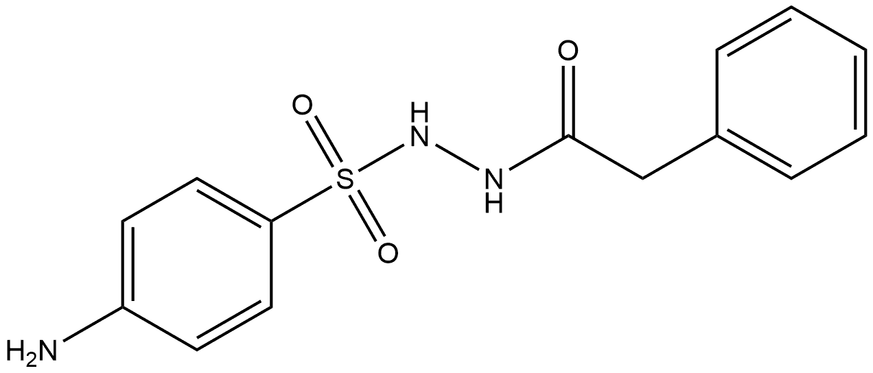 4-amino-N'-(2-phenylacetyl)benzenesulfonohydrazide Structure