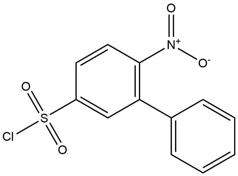 6-nitro-[1,1′-biphenyl]-3-sulfonyl chloride Structure