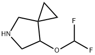 5-Azaspiro[2.4]heptane, 7-(difluoromethoxy)- 구조식 이미지