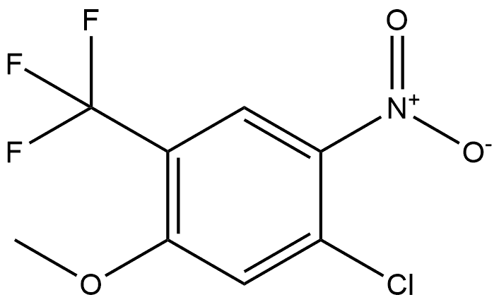 1-Chloro-5-methoxy-2-nitro-4-(trifluoromethyl)benzene Structure