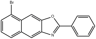 Naphth[2,3-d]oxazole, 8-bromo-2-phenyl- Structure