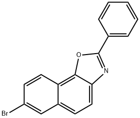 Naphth[2,1-d]oxazole, 7-bromo-2-phenyl- Structure