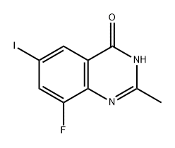 4(3H)-Quinazolinone, 8-fluoro-6-iodo-2-methyl- 구조식 이미지